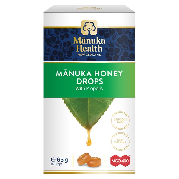 Manuka Honey Drops with Propolis 15 Drops 65g