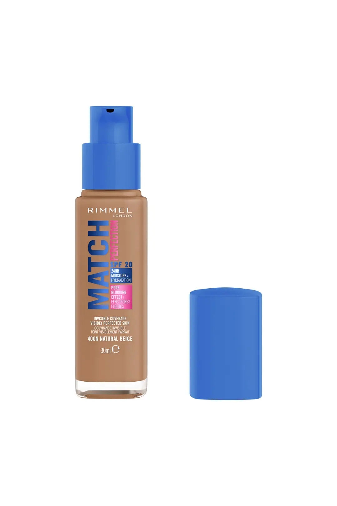 Rimmel Match Perfection Foundation 400n Natural Beige New Formula