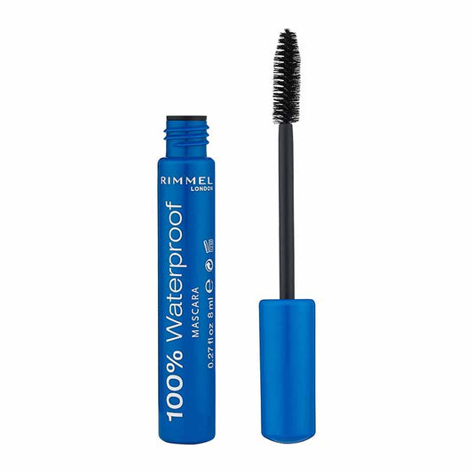 Rimmel 100% Waterproof Mascara 001 Black Black