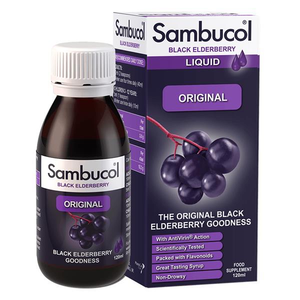 Sambucol Tonic Black Elderberry 120Ml expired April 24