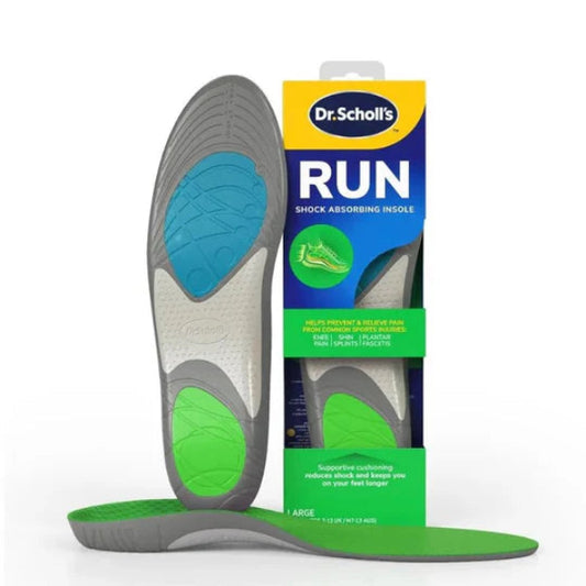 Scholl Running Insoles Large Size 7-13 Uk