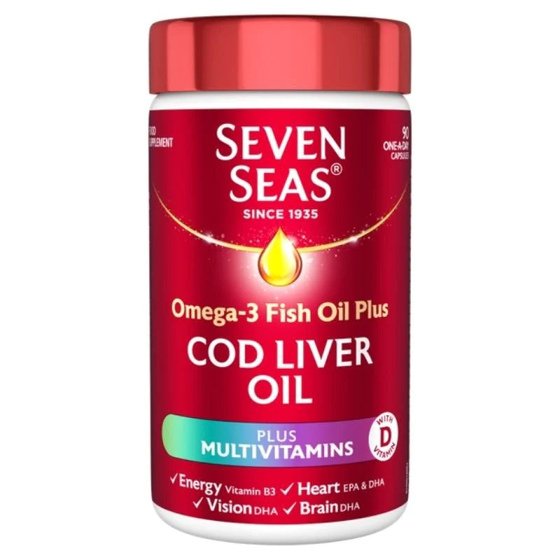 Seven Seas Cod liver oil +Multivitamins 90 Caps
