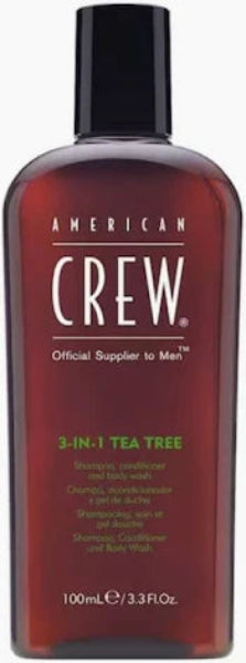 American Crew 3 in 1 Tea Tree Shampoo 100ml