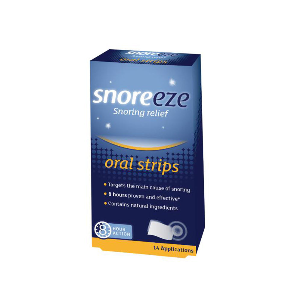 Snoreeze Snoring Relief Oral Strips 14S expired July 26