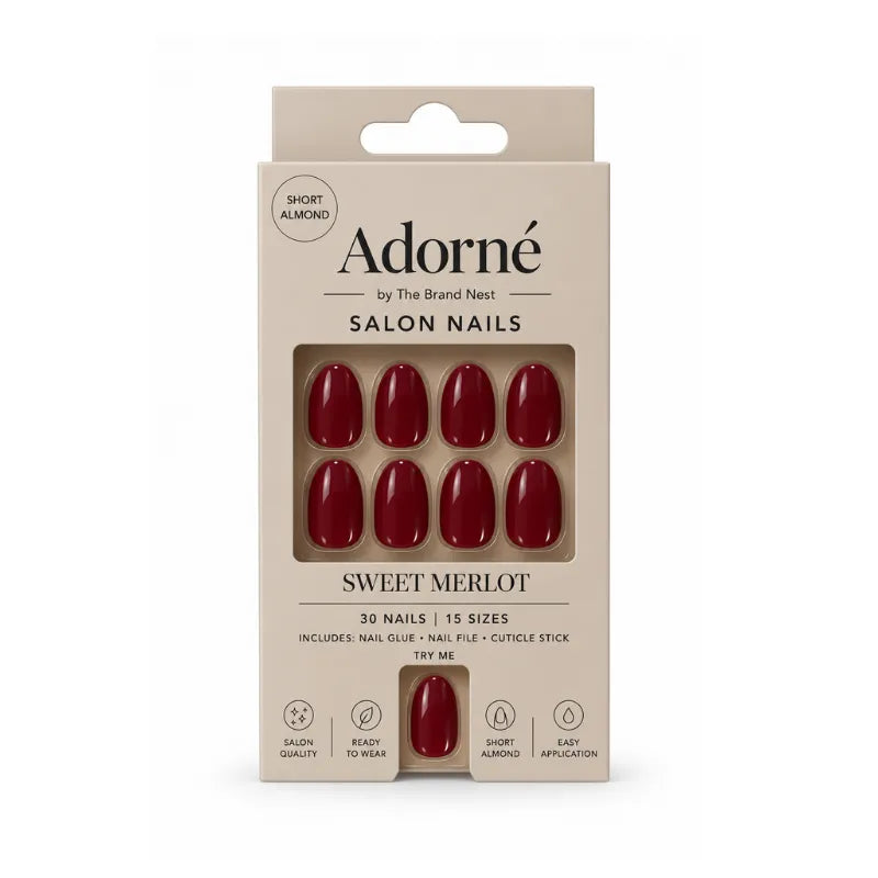 Adorne Salon Nails Sweet Merlot