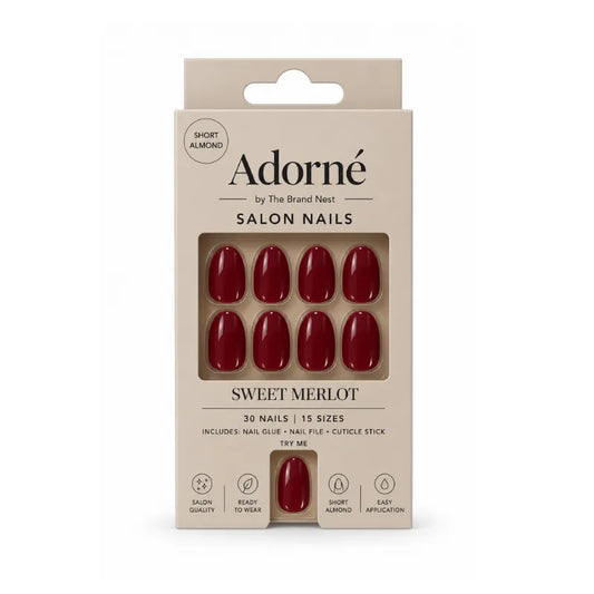 Adorne Salon Nails Sweet Merlot