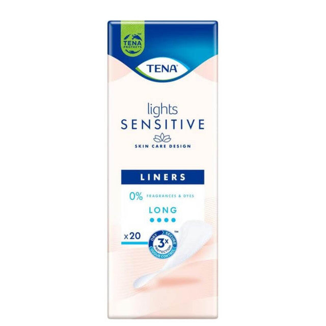 Tena Lights Sensitive Liner Long 20s