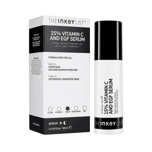 The Inkey List 15% Vitamin C and EGF Serum 30ml