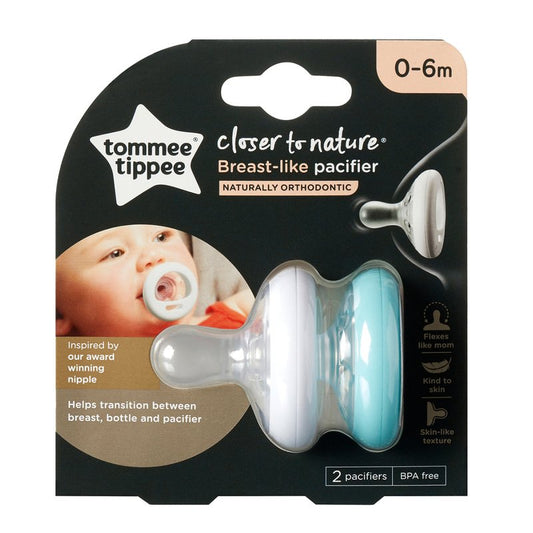 TOMMEE TIPPEE BREAST-LIKE DAY SOOTHER 0-6 MONTHS