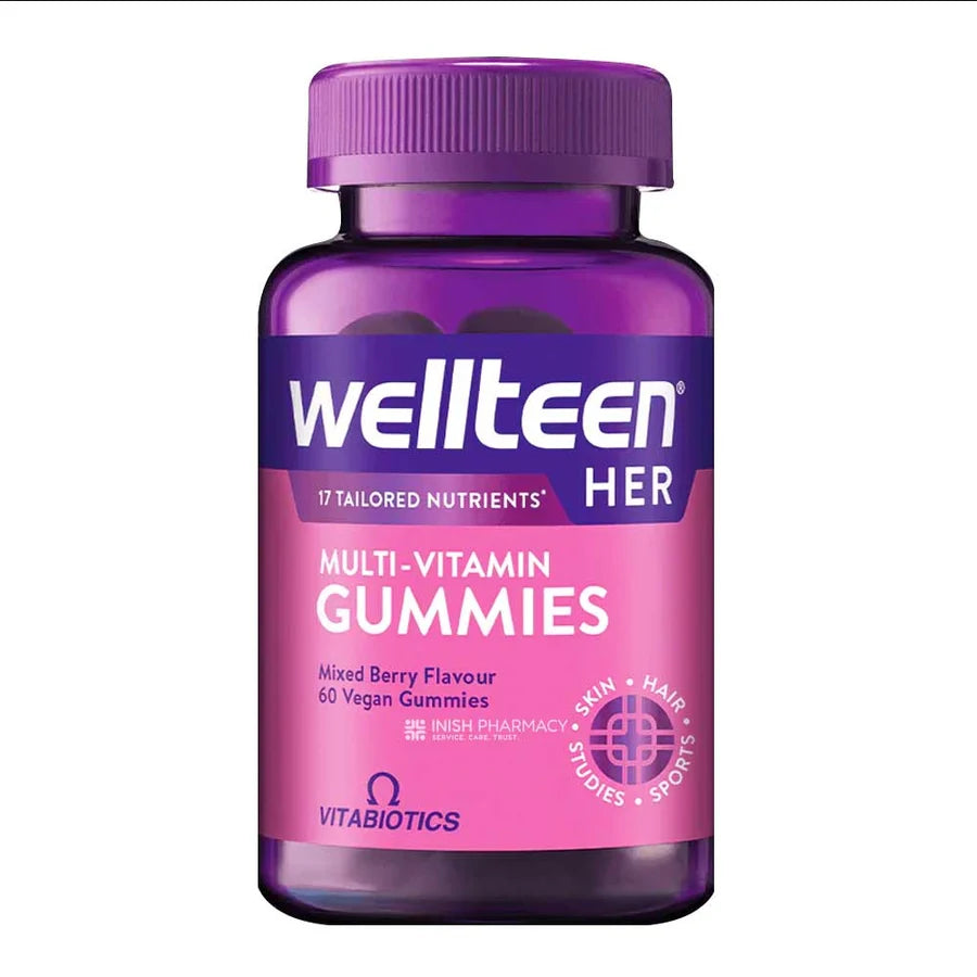 VITABIOTICS WELLTEEN HER MULTIVITAMIN VEGAN GUMMIES MIXED BERRY FLAVOUR