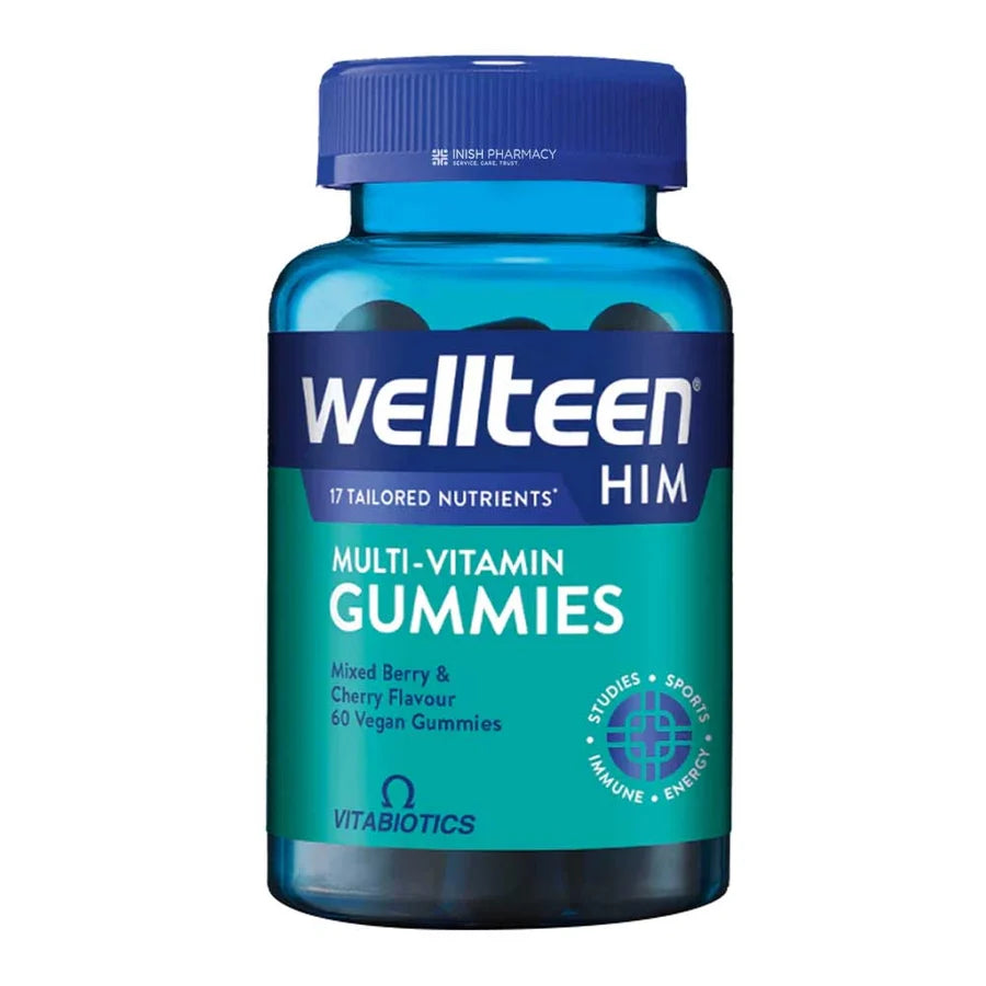 Vitabiotics Well Teen Him Gummies Vegan Berry&Cherry Flavour