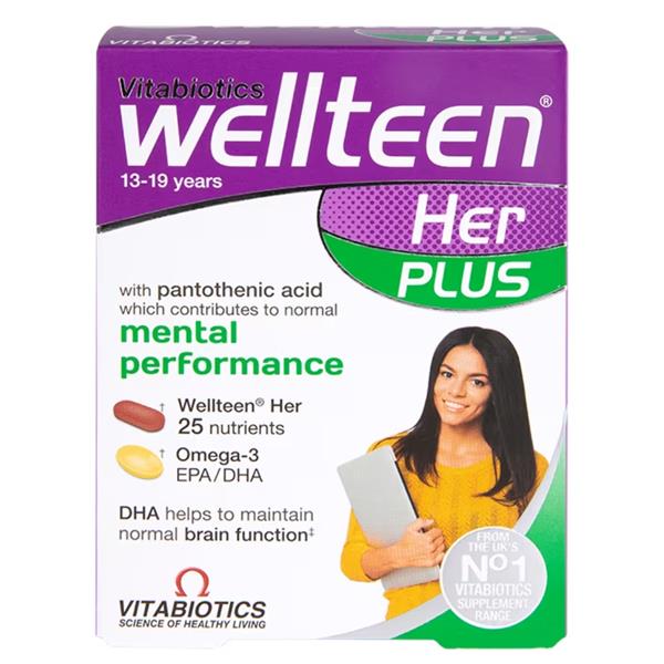 Vitabiotics Wellteen Her Plus 56s