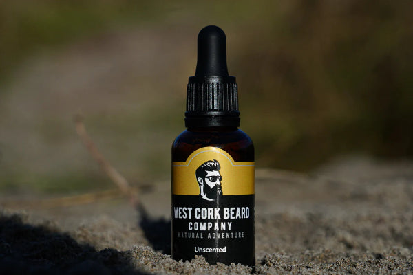 West Cork Beard Company Unscented Beard Oil 30ml