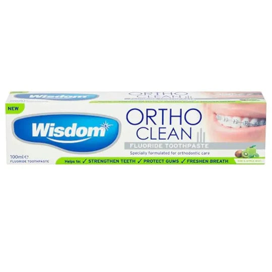 Wisdom Ortho Clean Fluoride Toothpaste 100ml