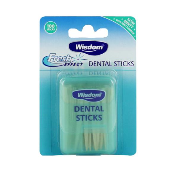 Wisdom Wooden Dental Sticks 100s