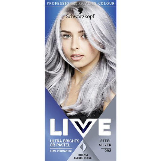 Schwarzkopf Live Ultra Bright Colour 98 Steel Silver