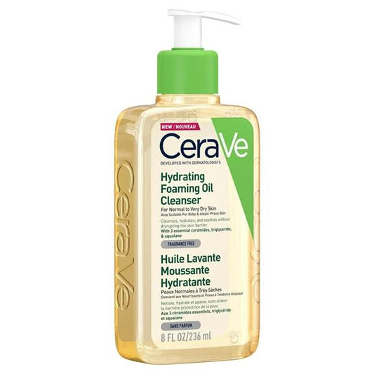 Cerave Hydrating Foaming Oil Cleanser 236Ml