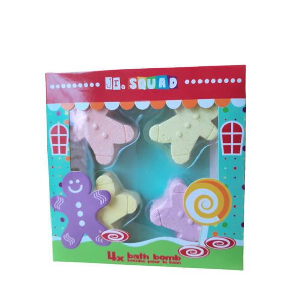 Jr Squad Gingerbread Bath Bomb Gift 4X20G Eb10901
