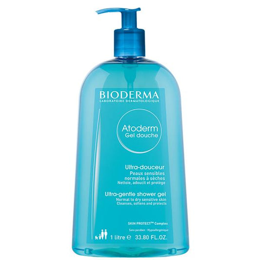 Bioderma Atoderm Gel Douche Shower Gel Pump 1L