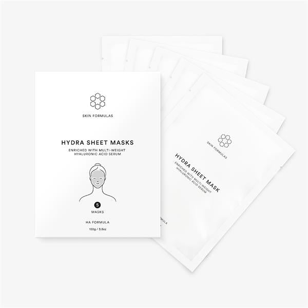 Skin Formulas Hydra Sheet Masks 5Pk