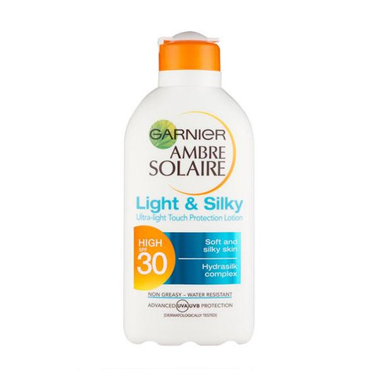 Garnier Ambre Solaire Light N Silky Milk Spf30 200Ml