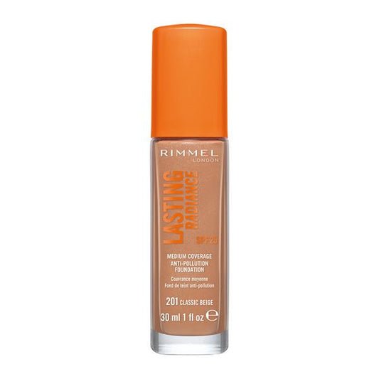 Rimmel Lasting Radiance Foundation Classic Beige 201 30ml