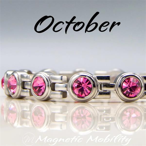 Magnetic Mobility October Birthstone 4In1 Element Bracelet