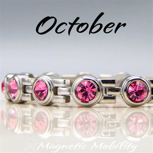 Magnetic Mobility October Birthstone 4In1 Element Bracelet