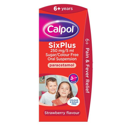 Calpol Six Plus Sugar Free 140Ml