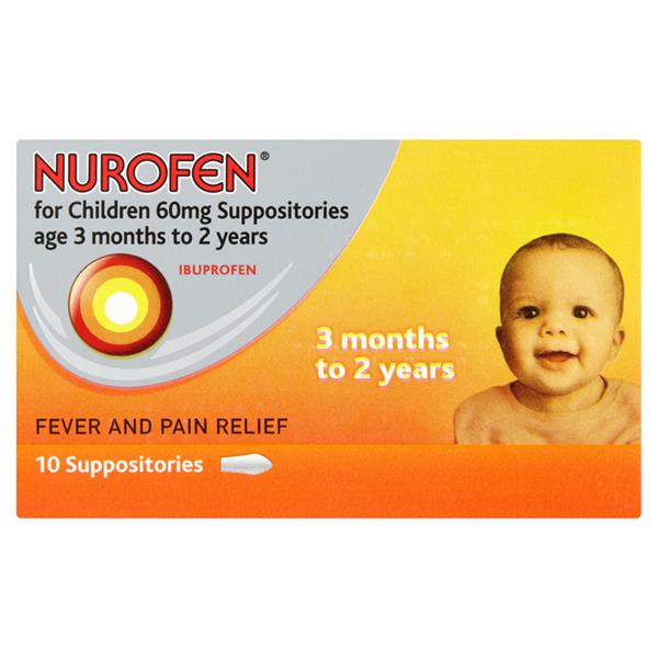 Nurofen For Children Suppositories 1Os