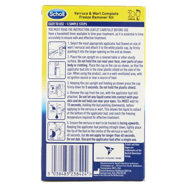 Scholl Freeze Verruca and wart Remover Kit – Crowley’s Pharmacy