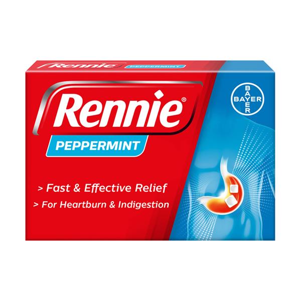 Rennie Peppermint  Chewable 48 Tabs