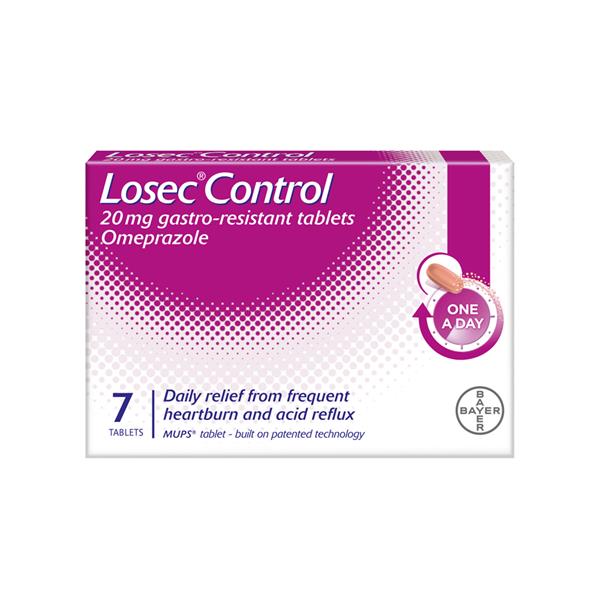 Losec Control 20Mg Tabs 7S