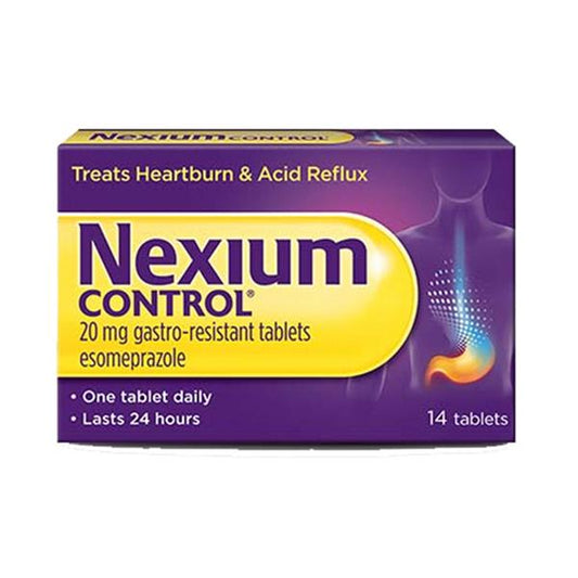 Nexium Control 20Mg Gast Res Tabs 14