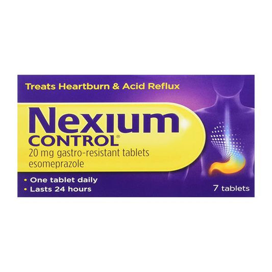 Nexium Control 20Mg Gast Res Tabs 7 pack