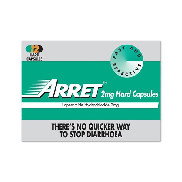 Arret 2Mg Hard Caps 12 Pack