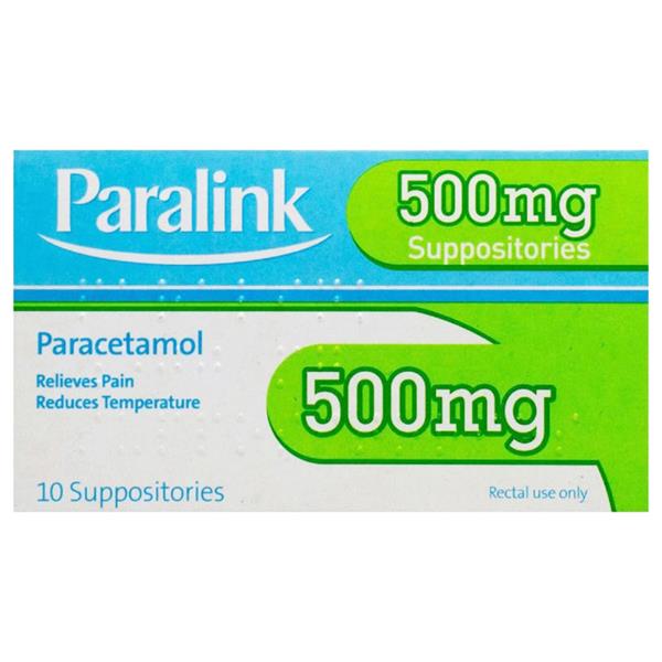 Paralink 500Mg Suppositories 10S