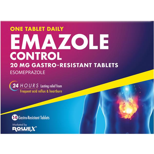 Emazole Control 20Mg Gast 14 Tabs
