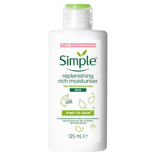 Simple Replenishing Rich Moisturiser 125Ml