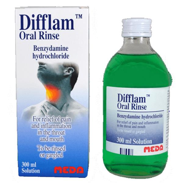 Difflam Oral Rinse 0.15% Gargle
