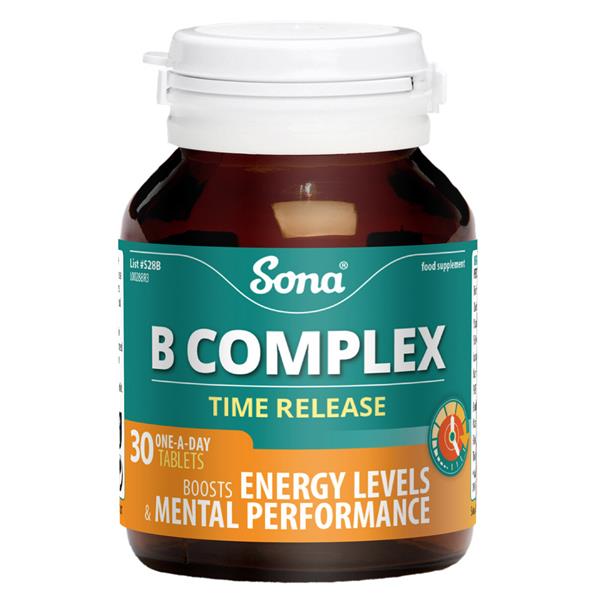 Sona B Complex 50 Time Release30 Tabs S28B