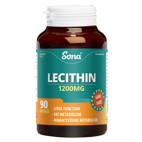 Sona Lecithin Caps.1200 Mg 90 S22C