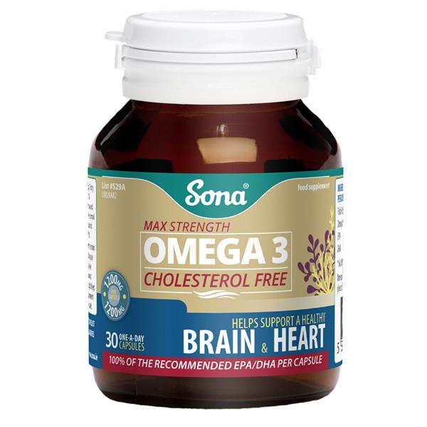 Sona Omega 3 Cholesterol free  30S