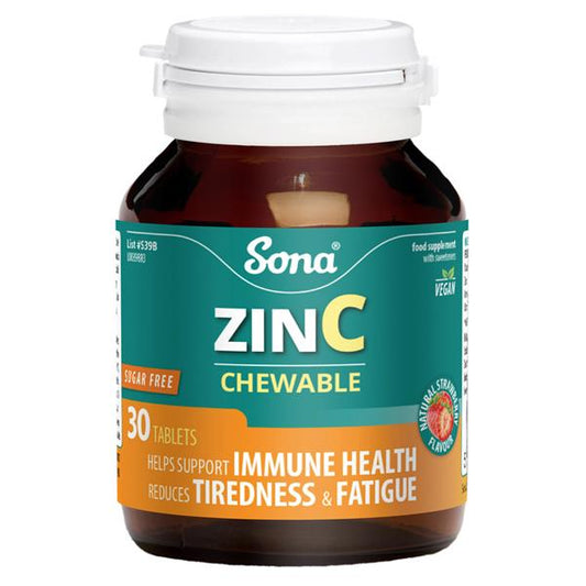 Sona Zinc C Chewable 30'S S39B