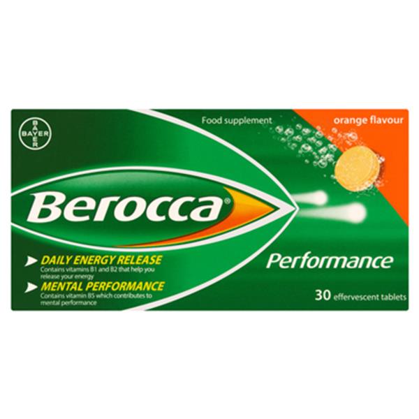 Berocca Energy Effervescent Orange 30 Tabs