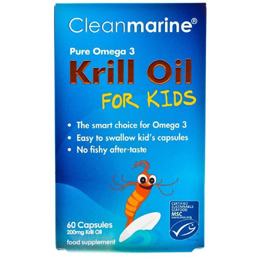 Cleanmarine Krill Oil For Kids 60 Caps
