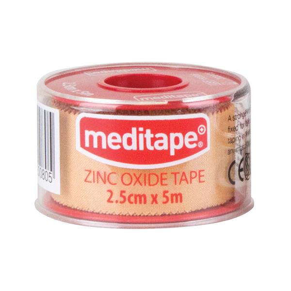 Meditape Zinc Oxide Tape 2.5Cm X 5M