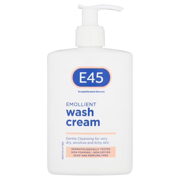 E45 Emollient Wash Cream 250Ml