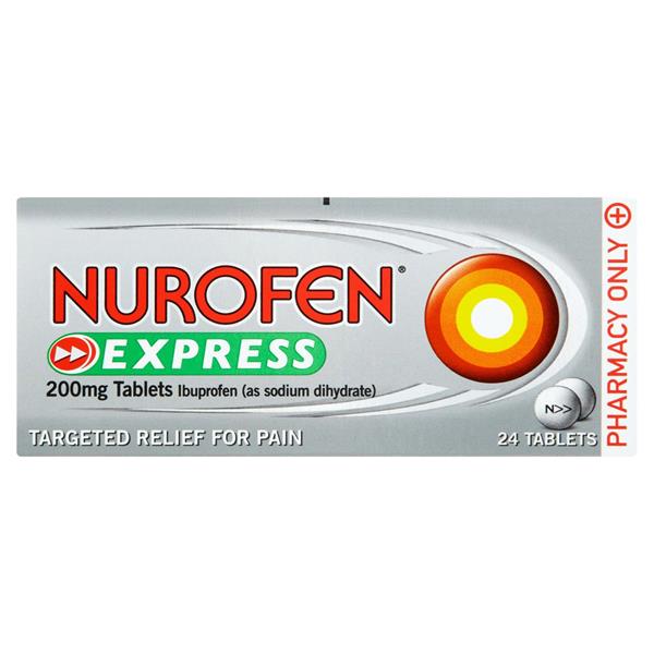 Nurofen Express 200Mg 24 Tabs