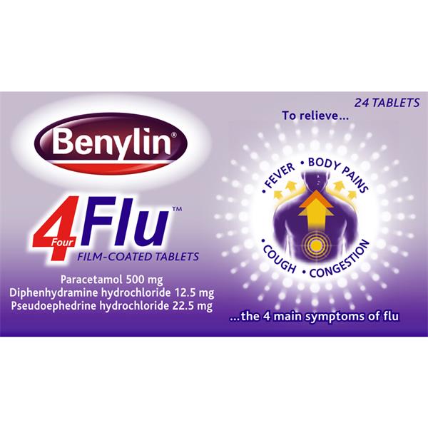 Benylin Four Flu Fc Tabs